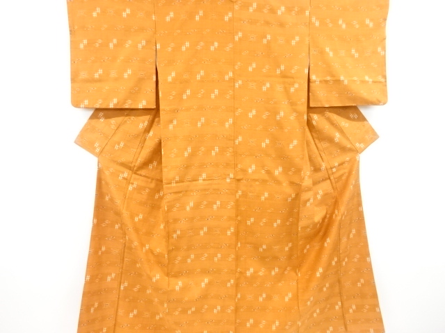 本場琉球絣織出し手織り紬着物